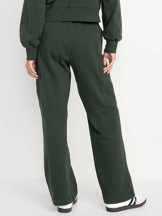 Image number 2 showing, Extra High-Waisted SoComfy Cargo Wide-Leg Sweatpants