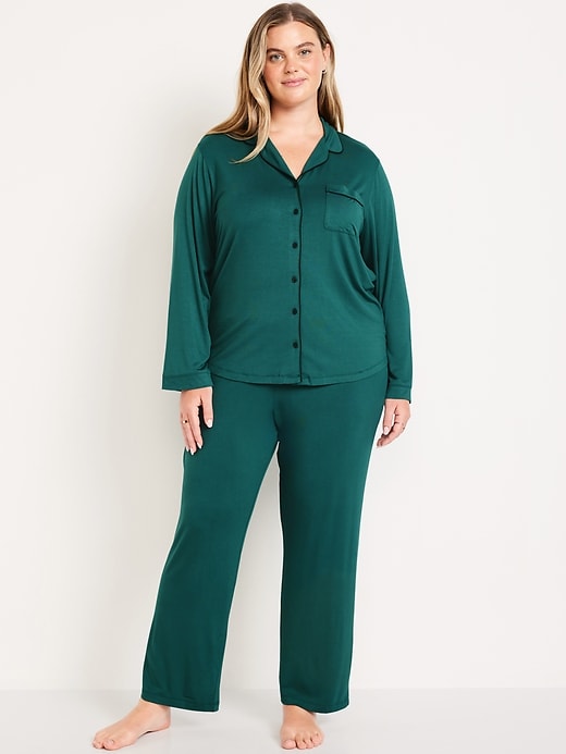 Image number 7 showing, Knit Jersey Pajama Pant Set