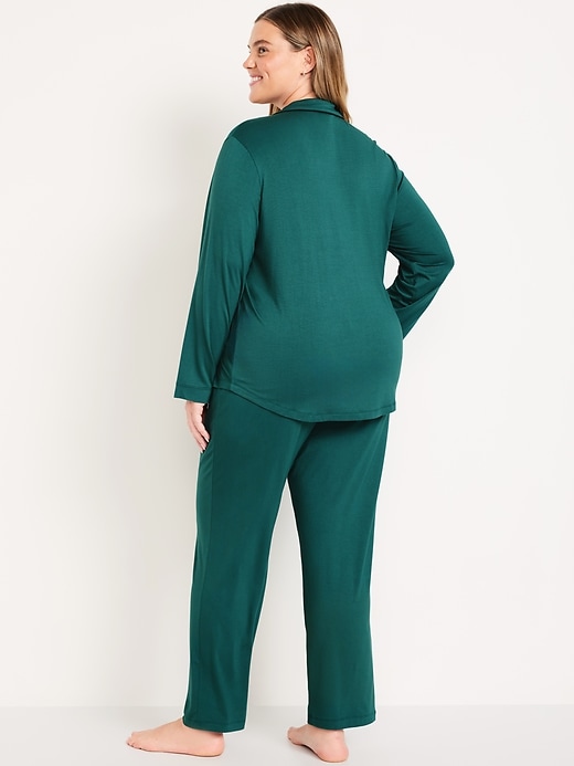 Image number 8 showing, Knit Jersey Pajama Pant Set