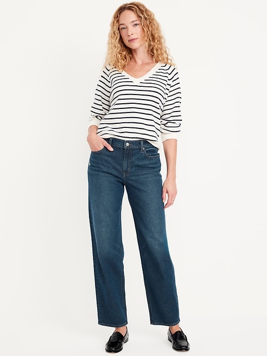 Image number 1 showing, Mid-Rise Boyfriend Ankle Jeans