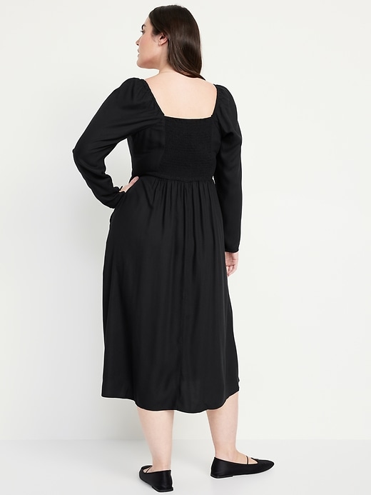 Image number 5 showing, Fit &amp; Flare Crepe Dress