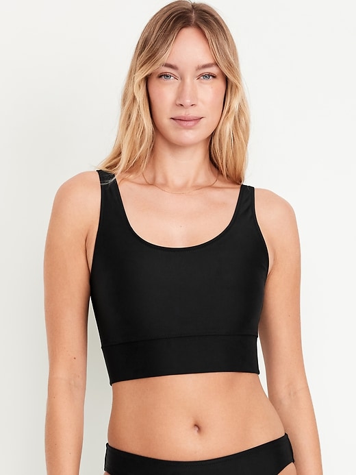 Image number 1 showing, Longline Swim Top