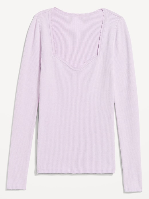 Image number 4 showing, Long-Sleeve Ribbed Sweater