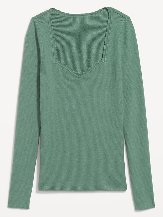 Image number 4 showing, Long-Sleeve Ribbed Sweater