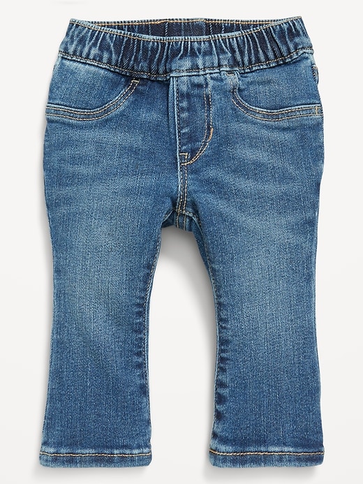 View large product image 1 of 1. 360° Stretch Pull-On Flare Jeans for Baby