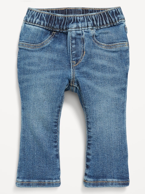 360° Stretch Pull-On Flare Jeans for Baby - Medium Wash