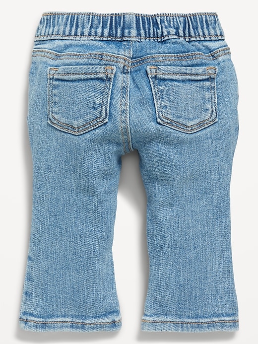 View large product image 2 of 2. 360° Stretch Pull-On Flare Jeans for Baby