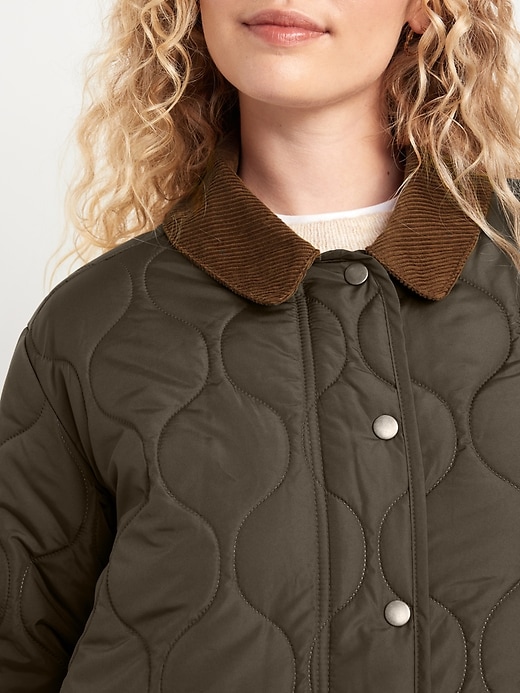 Image number 5 showing, Quilted Barn Jacket