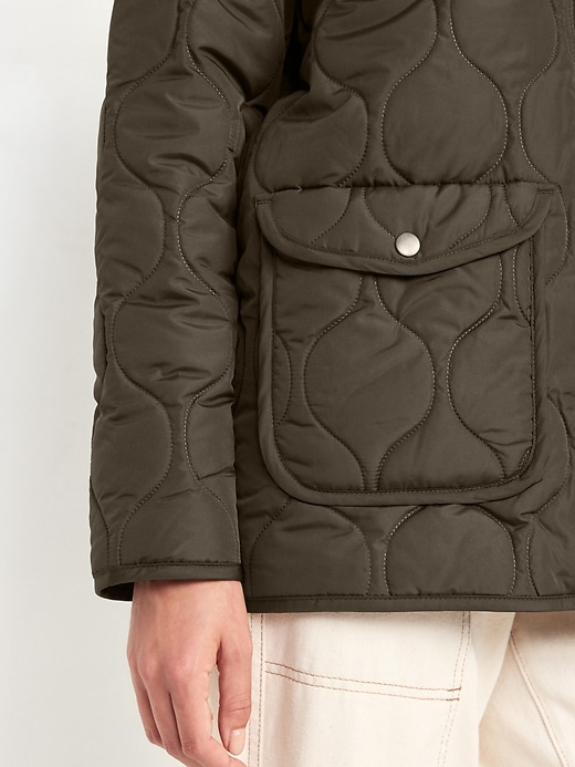 Image number 4 showing, Quilted Barn Jacket