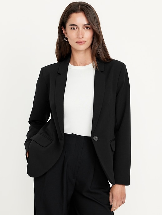 Image number 1 showing, Taylor Fitted Suit Blazer