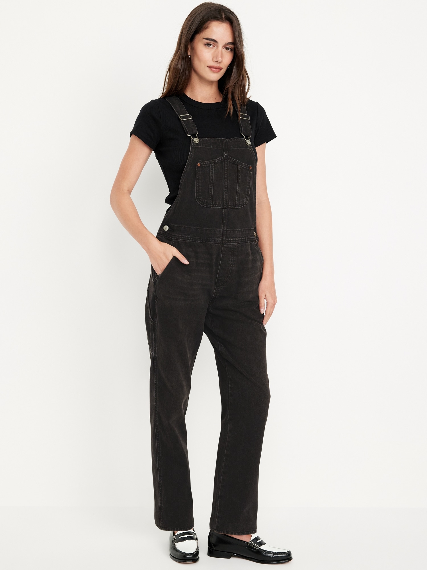 Slouchy Jean Overalls Old Navy