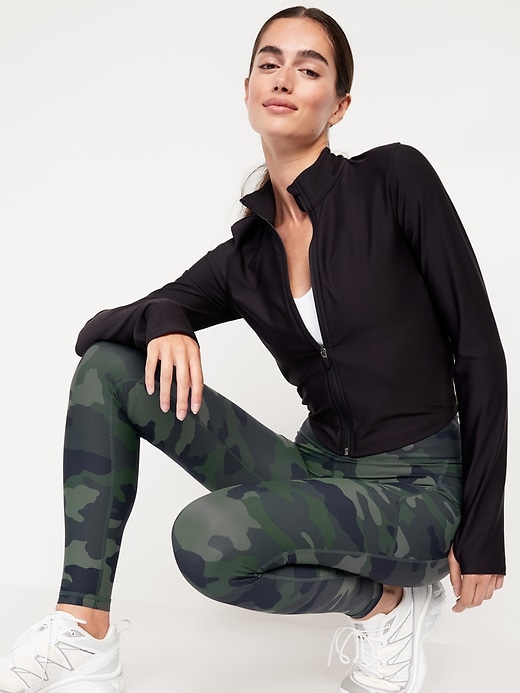 Image number 3 showing, High-Waisted PowerSoft Full-Length Leggings