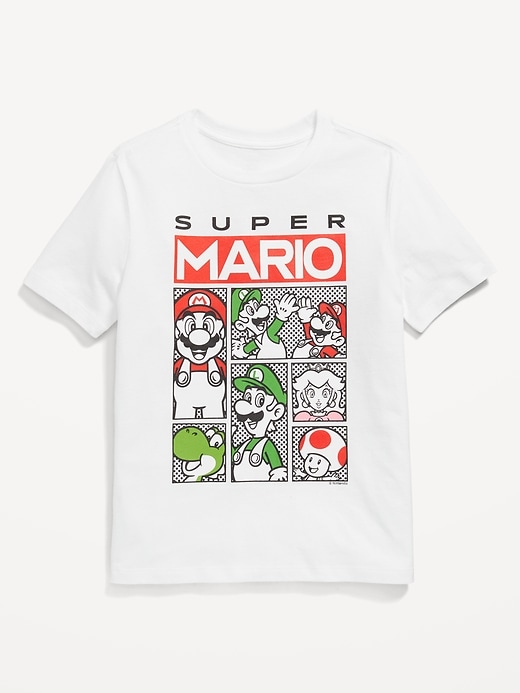 View large product image 1 of 2. Super Mario™ Gender-Neutral Graphic T-Shirt for Kids