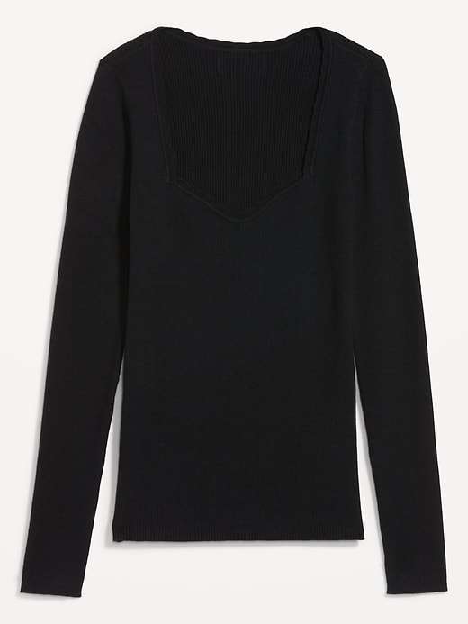 Image number 8 showing, Long-Sleeve Ribbed Sweater