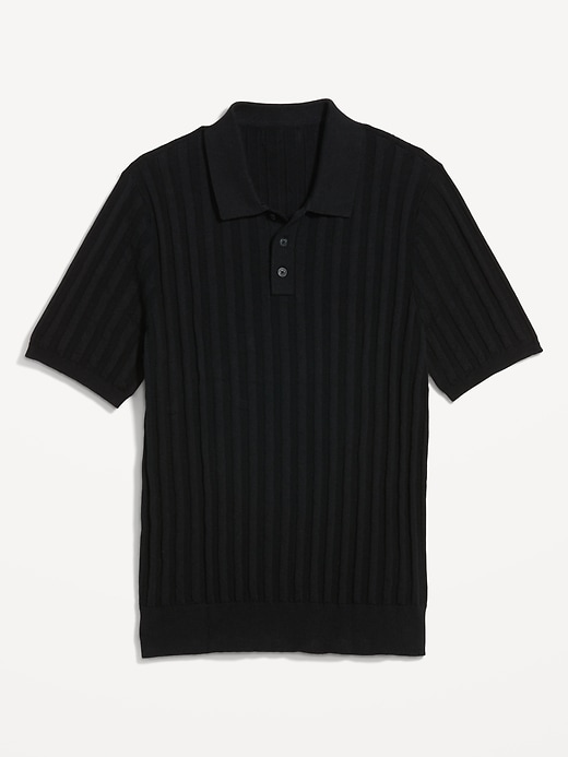 Image number 4 showing, Ribbed Polo Sweater