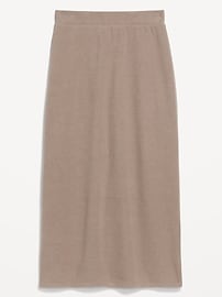 Cozy Maxi Column Skirt