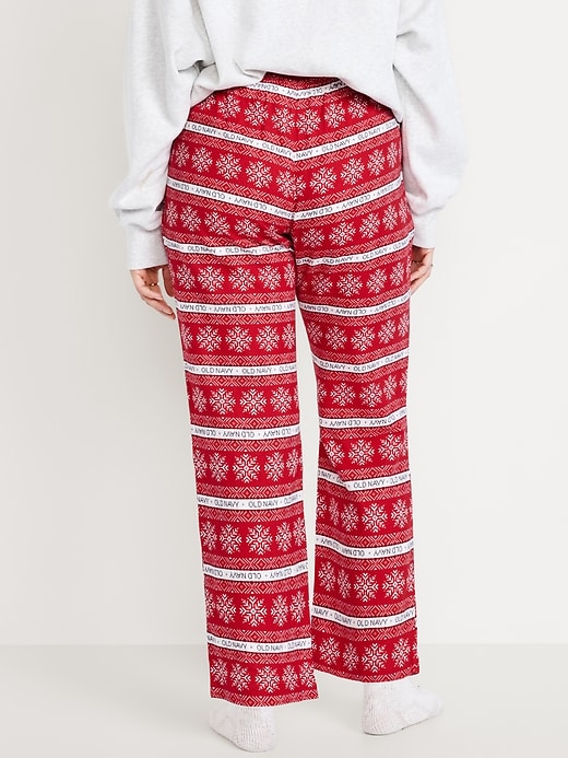 Image number 6 showing, Mid-Rise Printed Flannel Pajama Pants