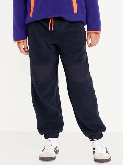 View large product image 1 of 5. Baggy Microfleece Utility Pocket Sweatpants for Boys