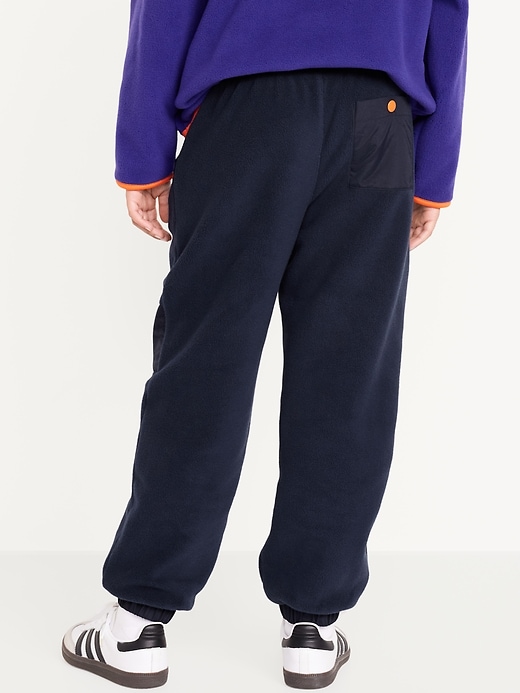 View large product image 2 of 5. Baggy Microfleece Utility Pocket Sweatpants for Boys