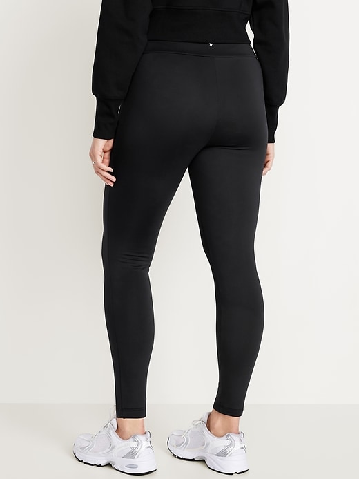 Image number 5 showing, High-Waisted PowerSoft Coze Edition Fleece-Lined Full-Length Leggings