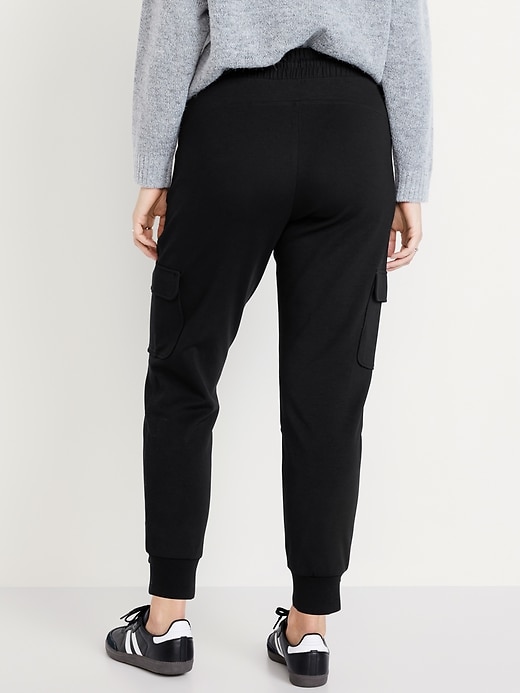 Image number 5 showing, High-Waisted Dynamic Fleece Cargo Joggers