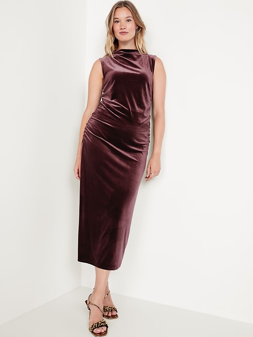 Image number 3 showing, Velvet Maxi Skirt