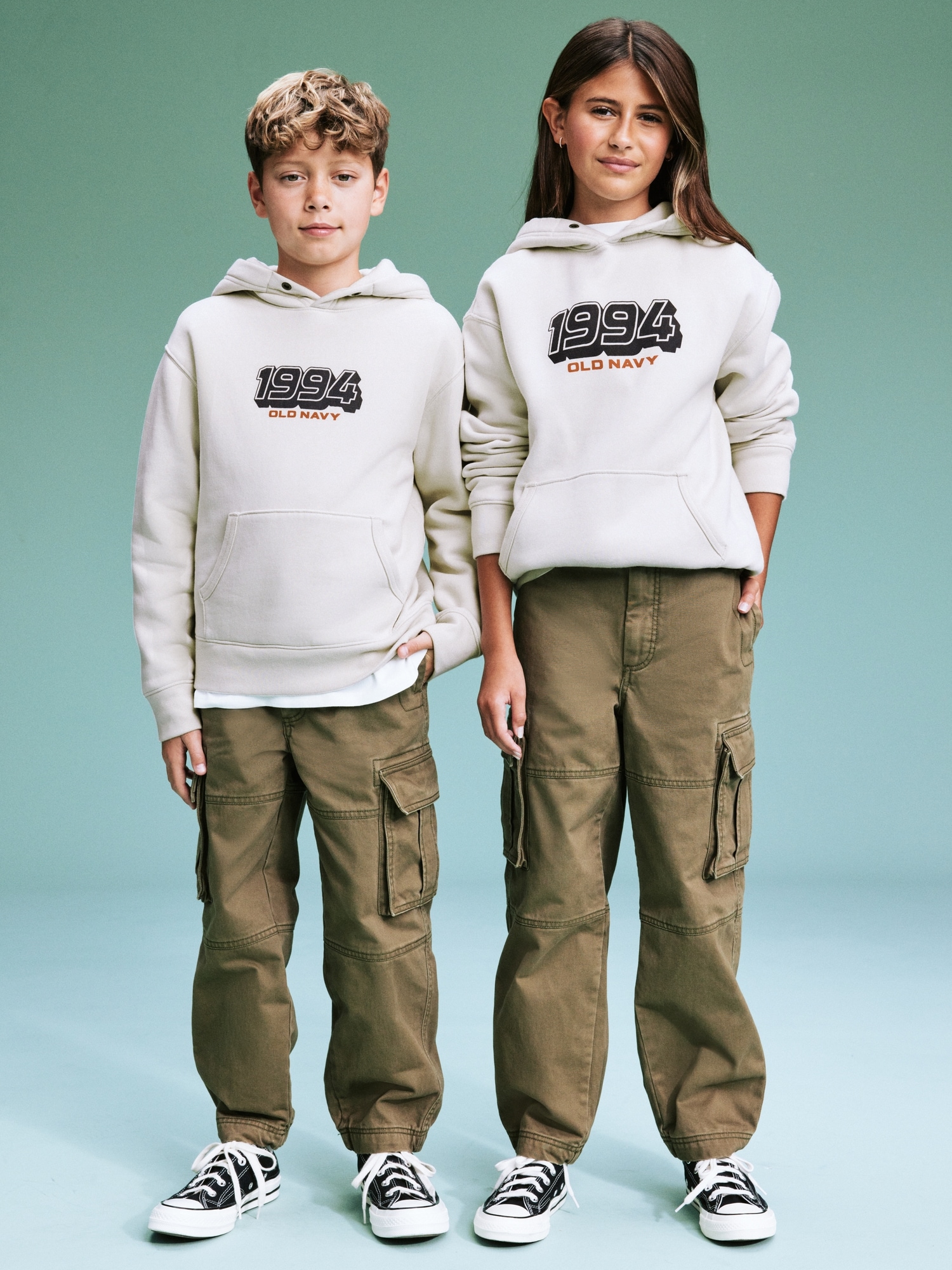 94 Gender-Neutral Logo-Graphic Hoodie for Kids