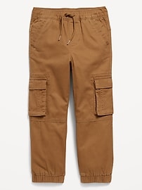 Image number 1 showing, Functional Drawstring Cargo Jogger Pants for Toddler Boys