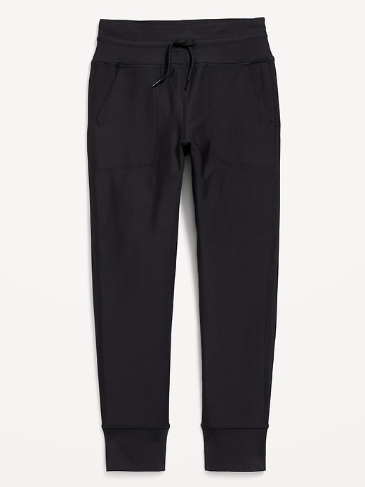 Image number 4 showing, High-Waisted PowerSoft Pocket 7/8-Length Leggings for Girls