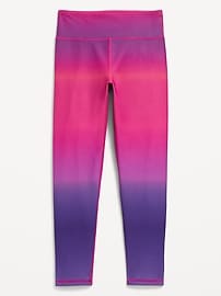 View large product image 4 of 4. High-Waisted PowerSoft 7/8-Length Performance Leggings for Girls