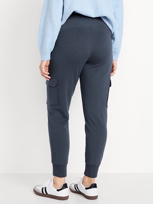 Image number 5 showing, High-Waisted Dynamic Fleece Cargo Joggers