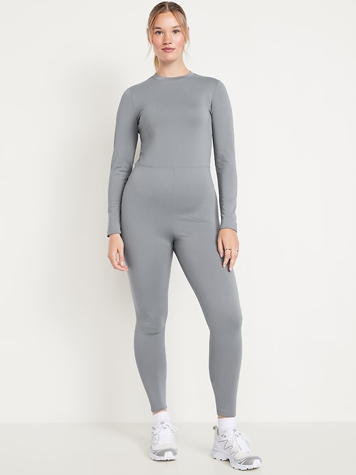 Image number 4 showing, PowerSoft Coze Edition Fleece-Lined Full-Length Jumpsuit