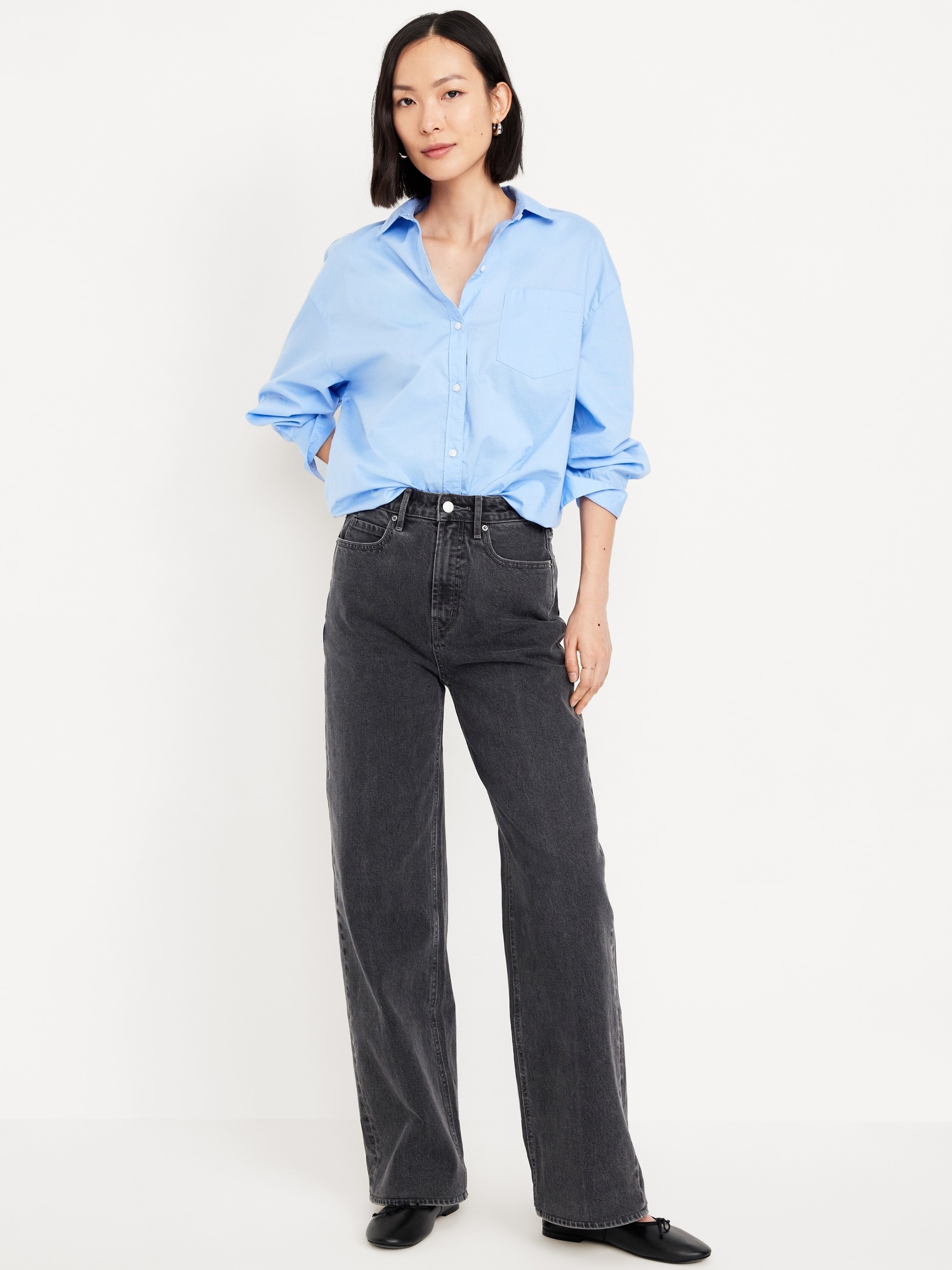 Extra High-Waisted Wide-Leg Jeans