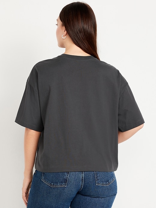 Image number 6 showing, Oversized Crew-Neck Embellished T-Shirt