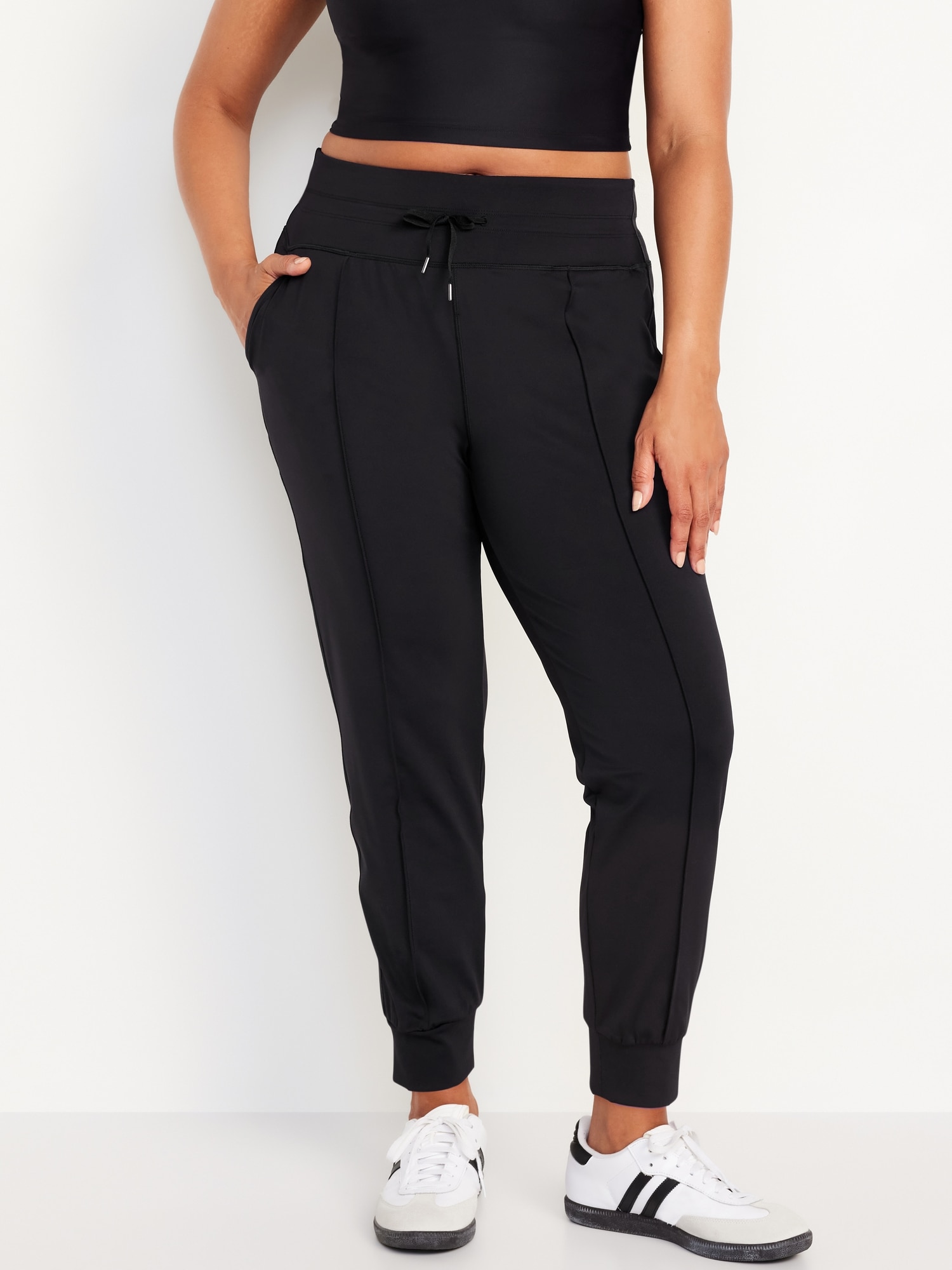 High-Waisted PowerSoft Seamed Joggers