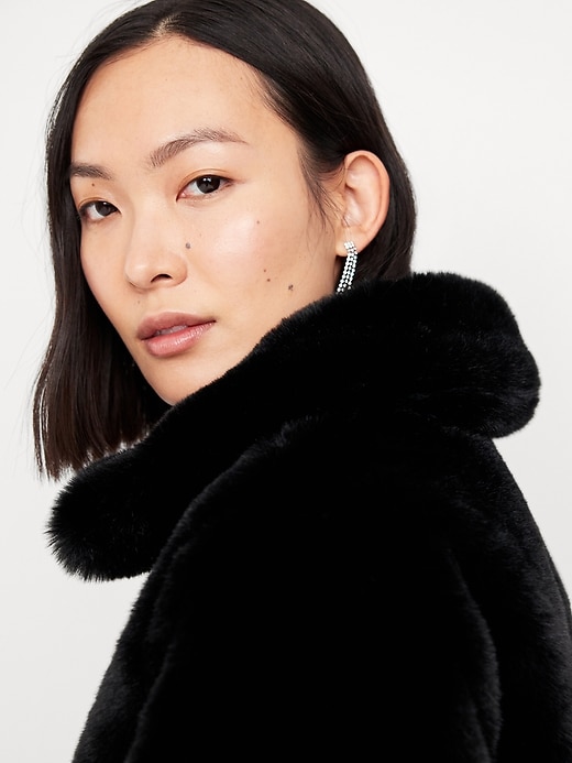 Image number 4 showing, Faux-Fur Zip Jacket