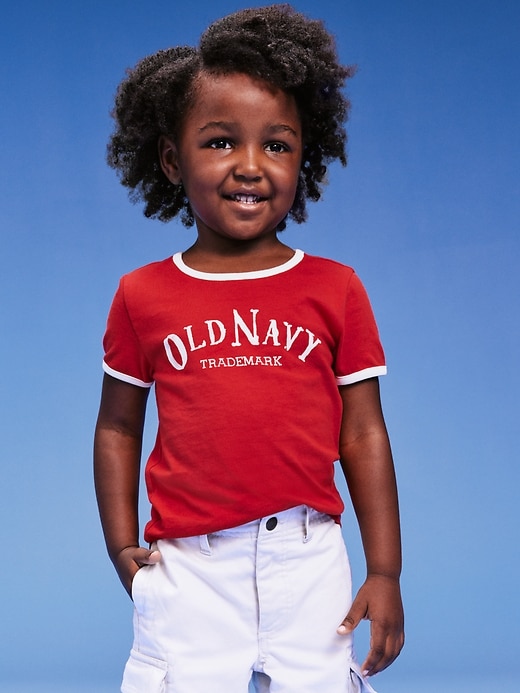 Image number 1 showing, '94 Short-Sleeve Logo-Graphic T-Shirt for Toddler Girls