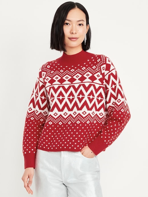 Image number 1 showing, SoSoft Fair Isle Sweater