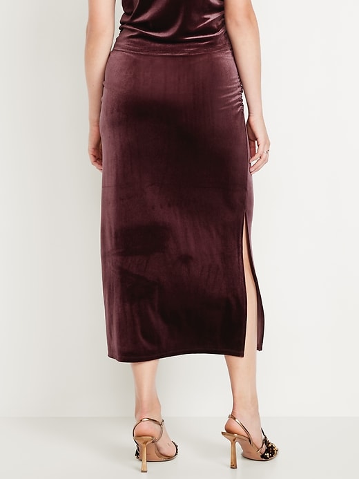 Image number 6 showing, Velvet Maxi Skirt