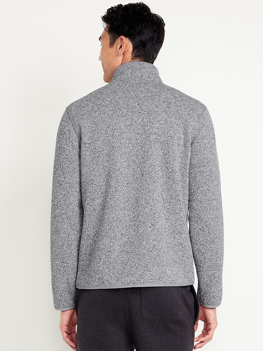 Image number 2 showing, Sherpa-Lined Sweater Fleece Zip Jacket