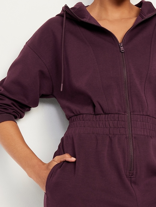 Image number 3 showing, Dynamic Fleece Hooded Jumpsuit