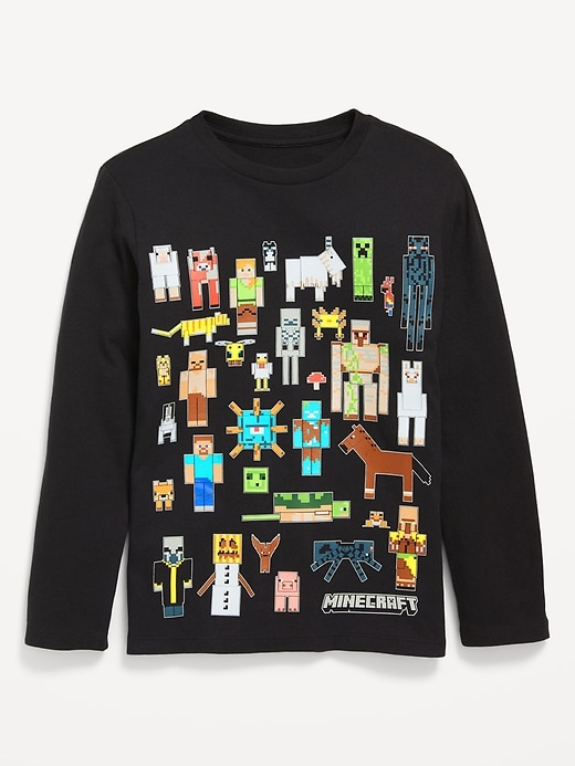 View large product image 1 of 2. Minecraft™ Gender-Neutral Graphic T-Shirt for Kids