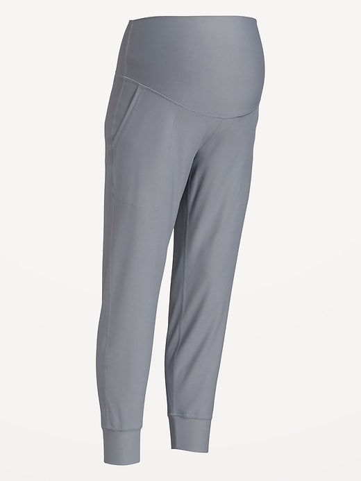 Image number 1 showing, Maternity Full-Panel PowerSoft Jogger