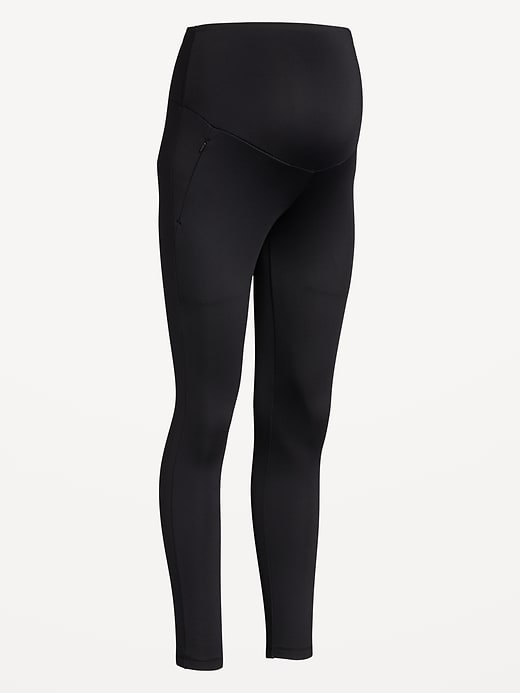 Image number 6 showing, Maternity Full-Panel PowerSoft 7/8 Leggings