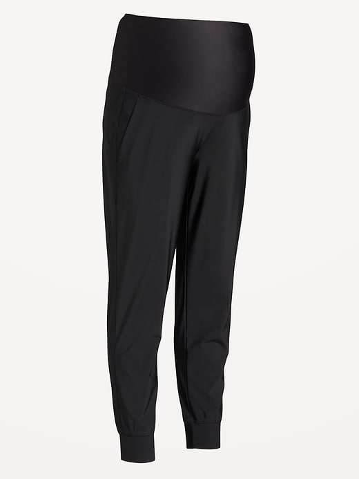 Image number 5 showing, Maternity SleekTech Rollover Waist Joggers