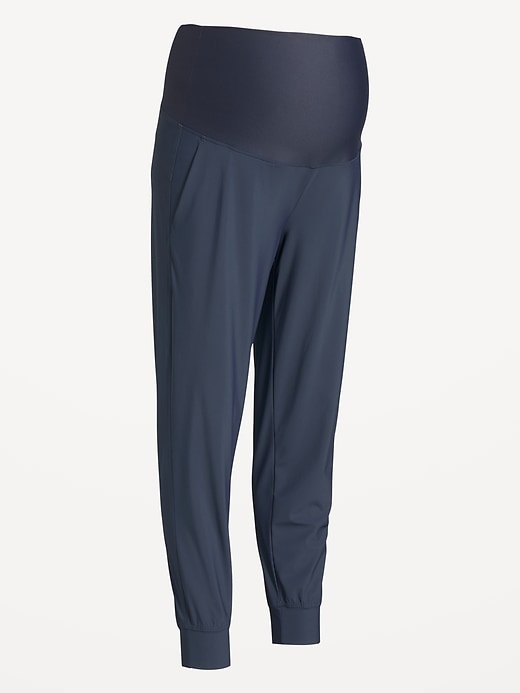 Image number 2 showing, Maternity SleekTech Rollover Waist Joggers