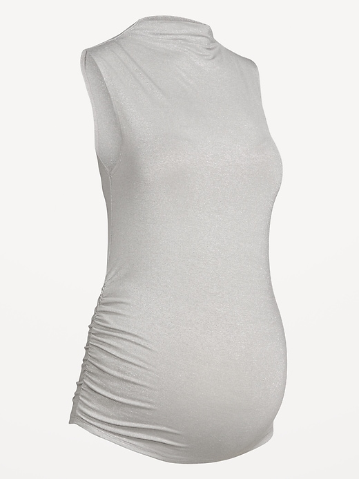 Image number 2 showing, Maternity Sleeveless Shine Top