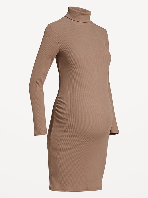 Image number 8 showing, Maternity Mock-Neck Mini Dress