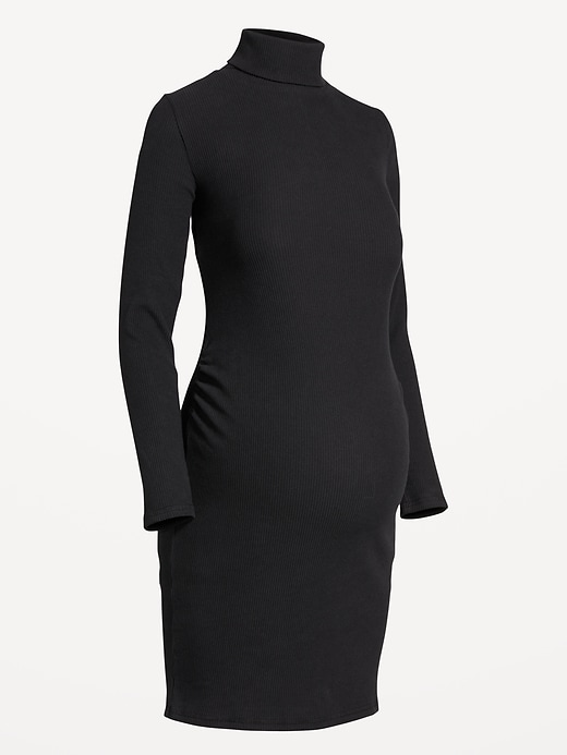 Image number 6 showing, Maternity Mock-Neck Mini Dress