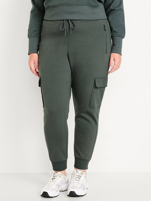 Image number 6 showing, High-Waisted Dynamic Fleece Cargo Joggers